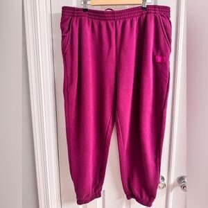 Savage X Fenty Magenta Joggers Sweatpants Size Extra Large